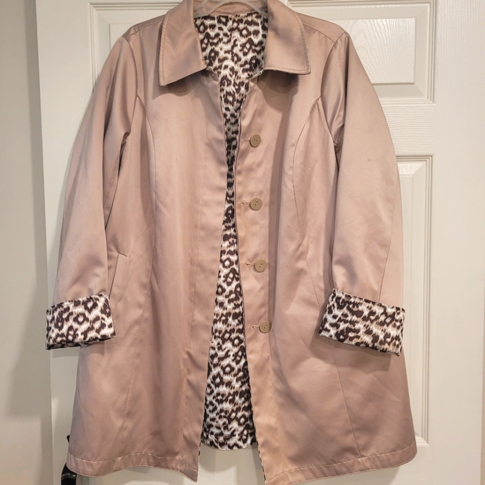 Dennis Basso 1X Tan Women's Jacket